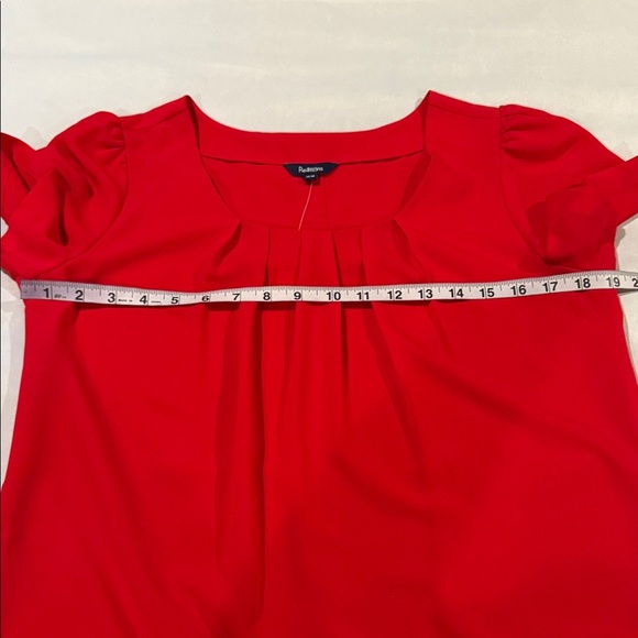 Red Women's Top - Picture 8 of 10